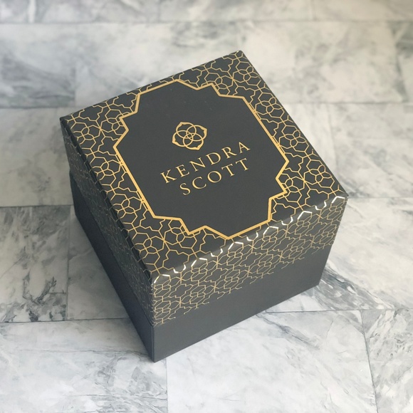 NEW Kendra Scott Square Filigree Box Amethyst - Picture 2 of 8